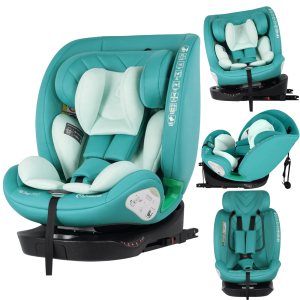 Burbay Grand ISOFIX baby car seat with 360 rotation and height adjustable. Ideal from Newborn to 12 Years