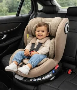 Kidilo Grand ISOFIX Baby Car Seat ,360 rotatable with side impact protection and height adjustable Age- Newborn to 12 Years