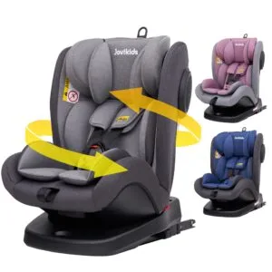 Jovikids ISOFIX car seat with 360 Rotatable Baby Car Seat Age- Newborn to 12 Years