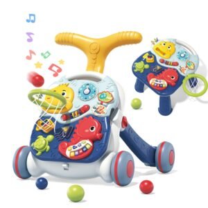 Unique Height-adjustable Baby Push Walker