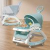 6 in 1 multifuntional baby rocker/ bouncer with dining chair, wheels and music( 0-3 years)