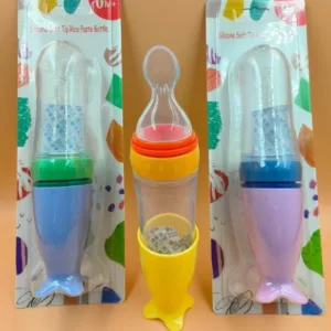 Silicone squeeze feeder