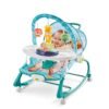 4 In 1 Multifunctional Baby Rocker With Dining Tray, Wheels & Music 0m+