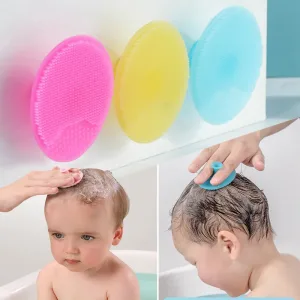 Baby Cradle Cap silicone brush, baby shampoo Brush Silicone Massage Brush