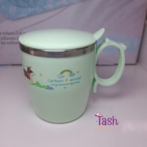 stainless steel feeding cup (Keeps milk/porridge warm)