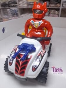 motorbike with rider toy