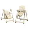 Kidilo Multi-Functional Baby Feeding Chair with Swing, Recline & Wheels | Convertible High Chair