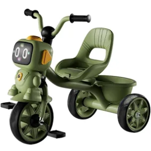 Kids Tricycle with music and lights and rubber wheels