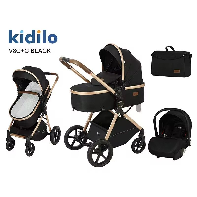 Premium kidilo bassinet stroller set with infant car seat and baby bag Premium kidilo bassinet stroller set with infant car seat and baby bag