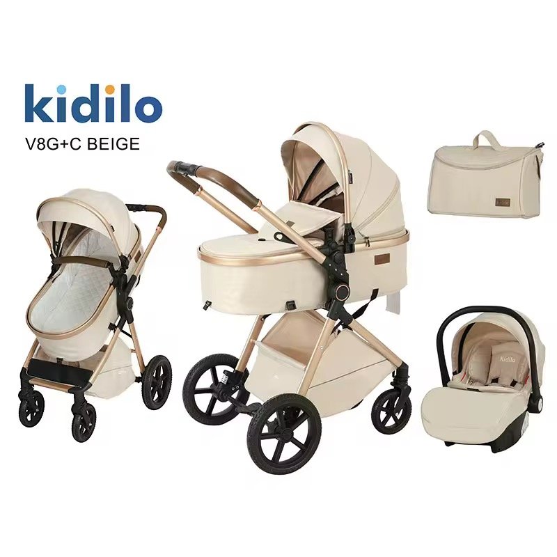 Premium kidilo bassinet stroller set with infant car seat and baby bag Premium kidilo bassinet stroller set with infant car seat and baby bag