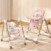 Multi-Functional Baby Feeding Chair with Swing, Recline & Wheels | Convertible High Chair