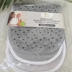 Set of 3 burp cloths