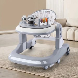 Height adjustable baby walker and push walker with educational toys(6- 24 months)