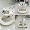 Height adjustable baby walker and push walker with educational toys(6- 24 months)