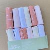 Set of 12 baby wash cloth towels
