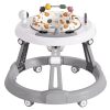 Strong Anti-Rollover height adjustable Baby Walker with educational toys