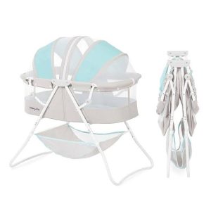 Baby portable crib bassinet, foldable baby bed