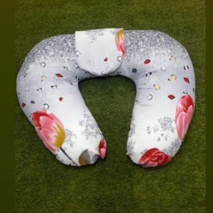 pink flower nursing pillow