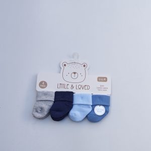 Premium quality Baby socks Socks 0-6 months( 4 pairs in the box)