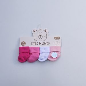 Premium quality Baby socks Socks 0-6 months( 4 pairs in the box)