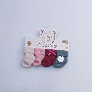 Premium quality Baby socks Socks 0-6 months( 4 pairs in the box)