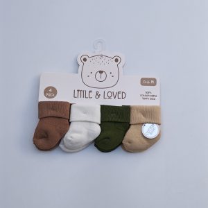 Premium quality Baby socks Socks 0-6 months( 4 pairs in the box)