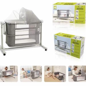 4 in 1 foldable baby Electric Co-Sleeper/playpen/bassinet height adjustable(0-2 years)