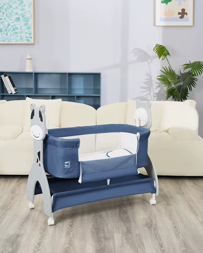 Baby Electric bed Co-Sleeper/bassinet with wheels and overhead toys Baby Electric bed Co-Sleeper/bassinet with wheels and overhead toys