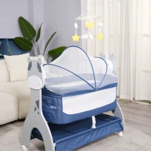 Baby Electric bed Co-Sleeper/bassinet with wheels and overhead toys