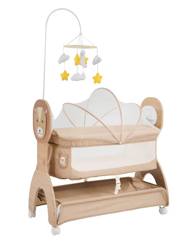 Baby Electric bed Co-Sleeper/bassinet with wheels and overhead toys Baby Electric bed Co-Sleeper/bassinet with wheels and overhead toys