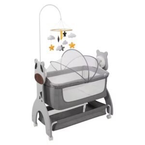 Baby Electric bed Co-Sleeper/bassinet with wheels and overhead toys