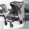 Easy fold Cabin approved Baby Stroller with durable rubber wheels and reversible handle