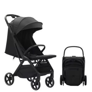 Cabin approved baby stroller with reversible handle