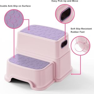 Double baby Step Stool With Anti-Slip base
