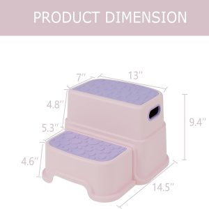 Double baby Step Stool With Anti-Slip base