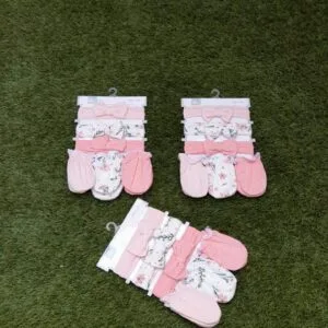 Fashionable Baby Headband and mitten set (0-12 months )