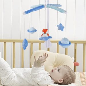 Cot Mobile for Babies, Baby Mobile for Crib, Hanging Projection Mobile with Music Box, Timing Function, Musical Mobile for Baby,