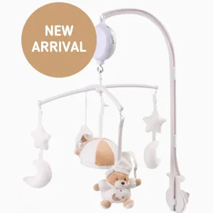 Cot Mobile for Babies, Baby Mobile for Crib, Hanging Projection Mobile with Music Box, Timing Function, Musical Mobile for Baby,