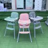 Multi-Functional Baby Feeding chair/ high Chair, adjustable height and foldable