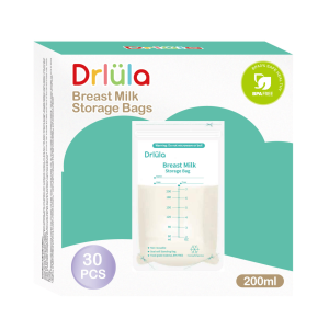 30 Pcs 200ml Breast Milk Storage Freezer Bag