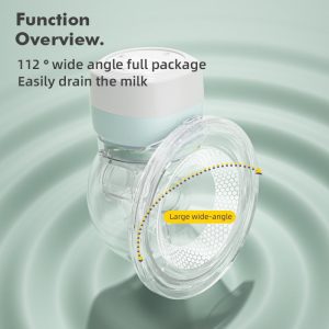 2 in 1 advanced wearable electric breast pump with feeding bottle