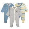 3 pcs set high quality 100% cotton Baby Rompers/baby sleep suits (0-12 months)