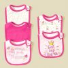 Cotton baby waterproof Bibs- 5 pcs set