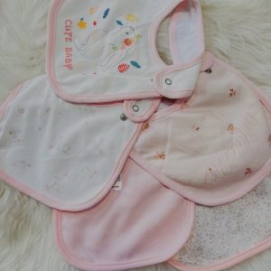 Cotton baby waterproof Bibs- 5 pcs set