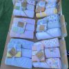 DREAMGRO 6-Piece Hooded baby Towel & Washcloth Set(Newborn to 12 Months)