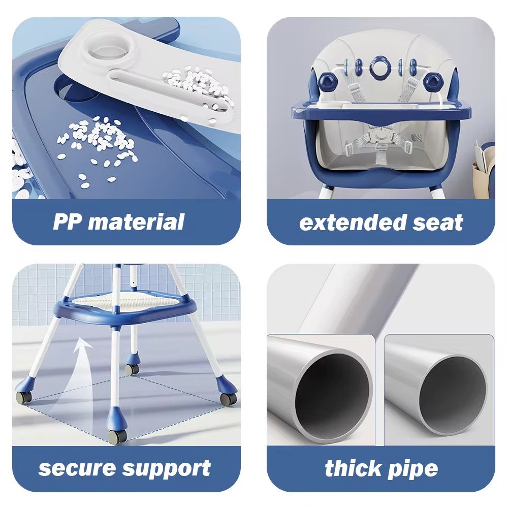 convertible baby highchair/ baby feeding chair with wheels convertible baby highchair/ baby feeding chair with wheels