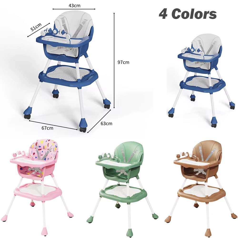 convertible baby highchair/ baby feeding chair with wheels convertible baby highchair/ baby feeding chair with wheels