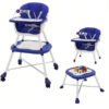 convertible baby highchair/ baby feeding chair with wheels