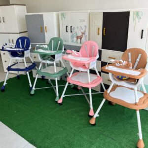 convertible baby highchair/ baby feeding chair with wheels