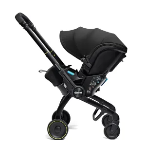 max 2 in 1 Baby Car Seat & Travel Stroller Nitro Black - Convertible 0+ Car Seat and Pram with 3 Recline Positions - Ergonomic Pushchair and Travel System